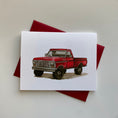Load image into Gallery viewer, Greeting Card | Red Truck