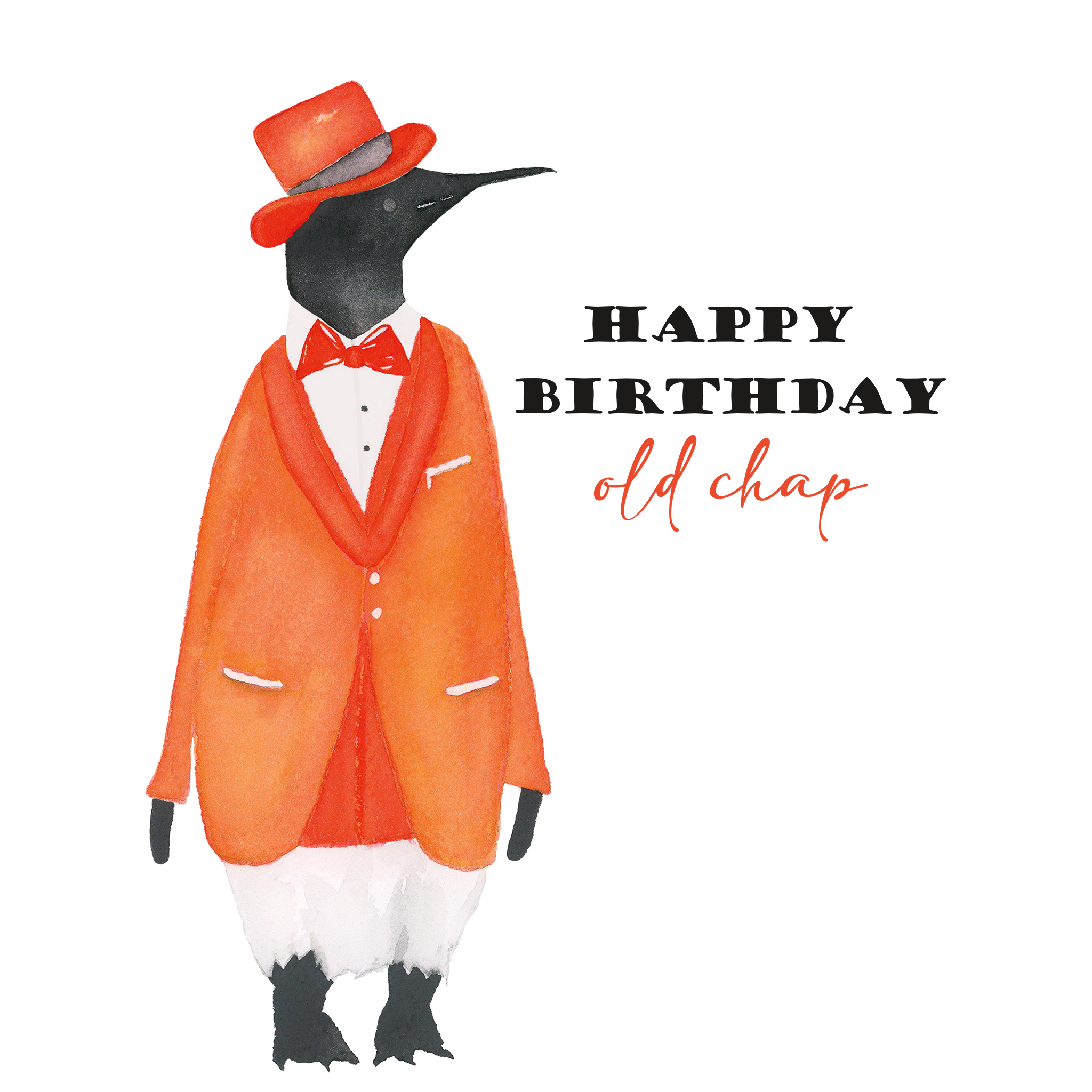 Birthday Card | Penguin in Tuxedo