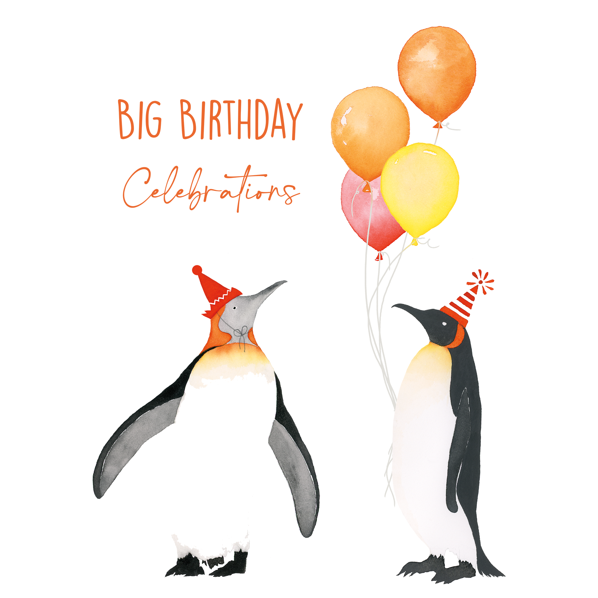 Birthday Card | Penguins