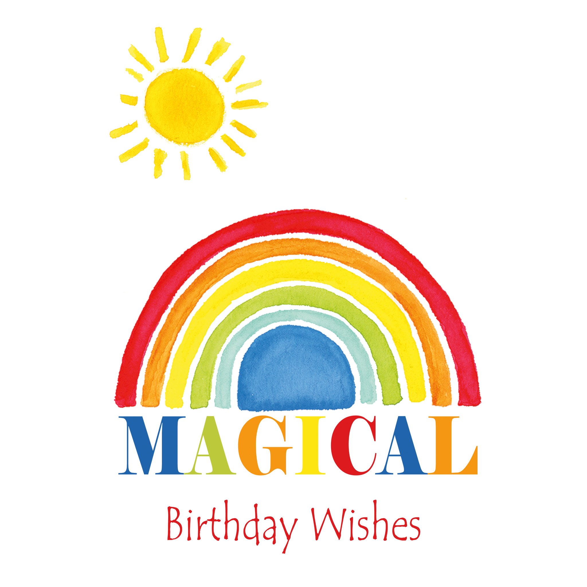 Birthday Greeting Card | Rainbow