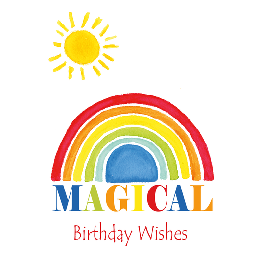 Birthday Greeting Card | Rainbow