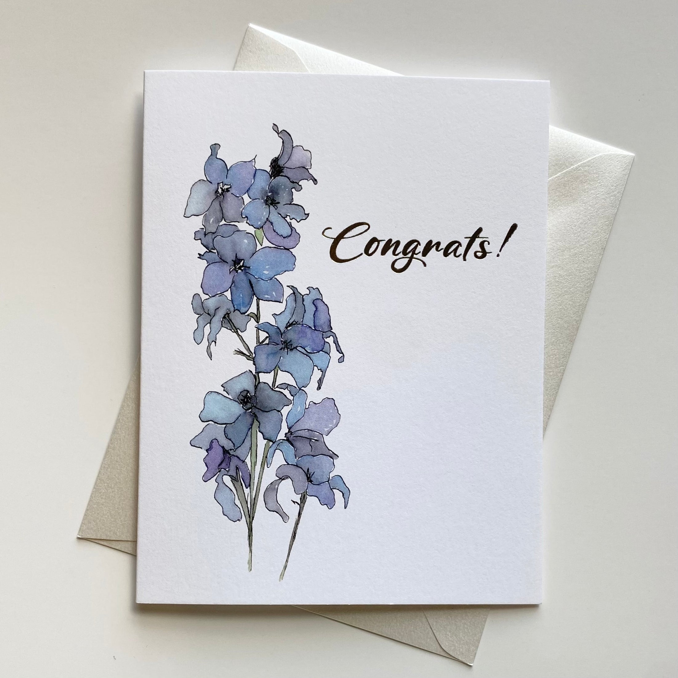 Congratulations Card | Flowers