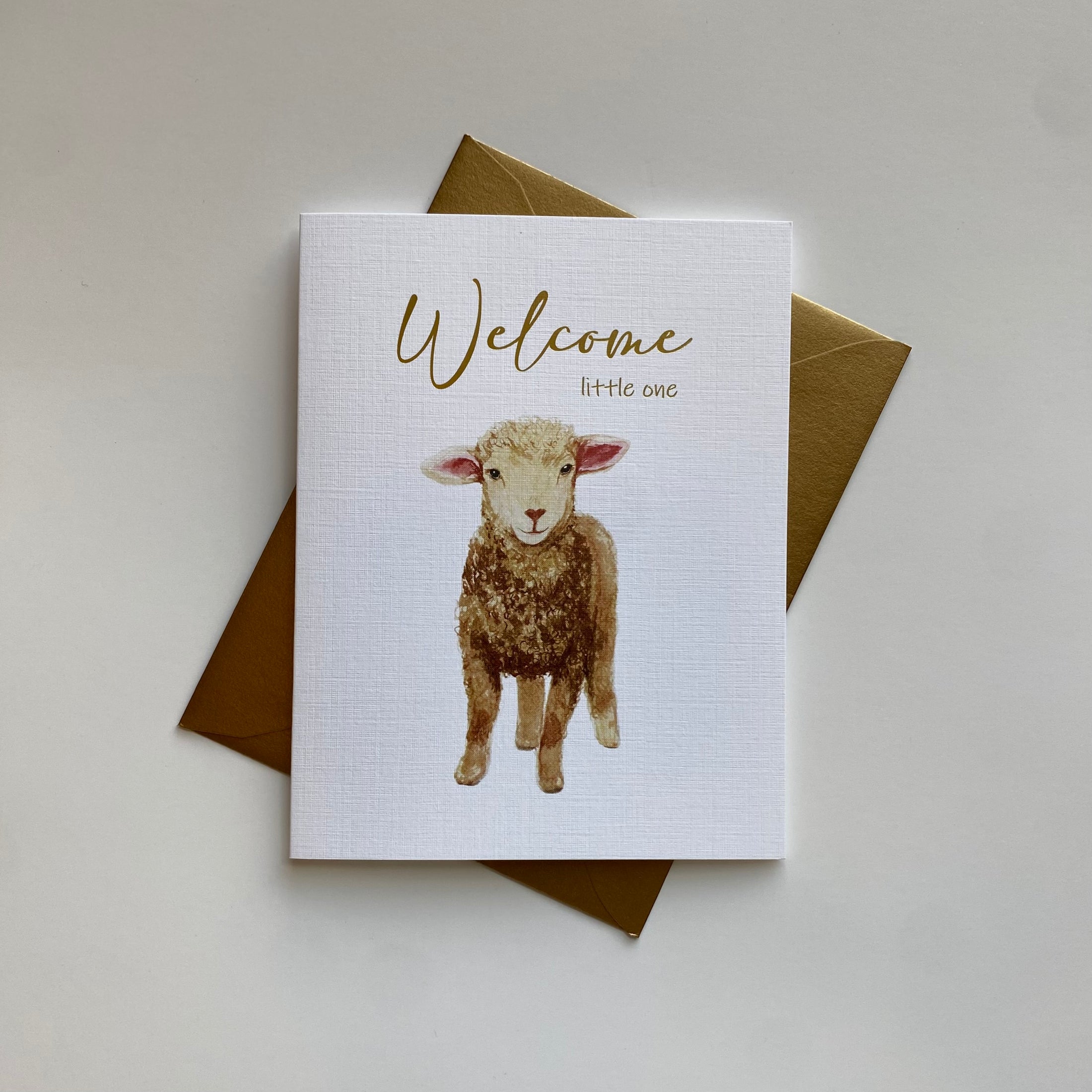 New Baby Greeting Card | Lamb