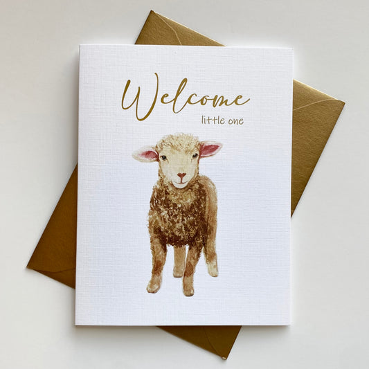 Baby Greeting Card | Lamb