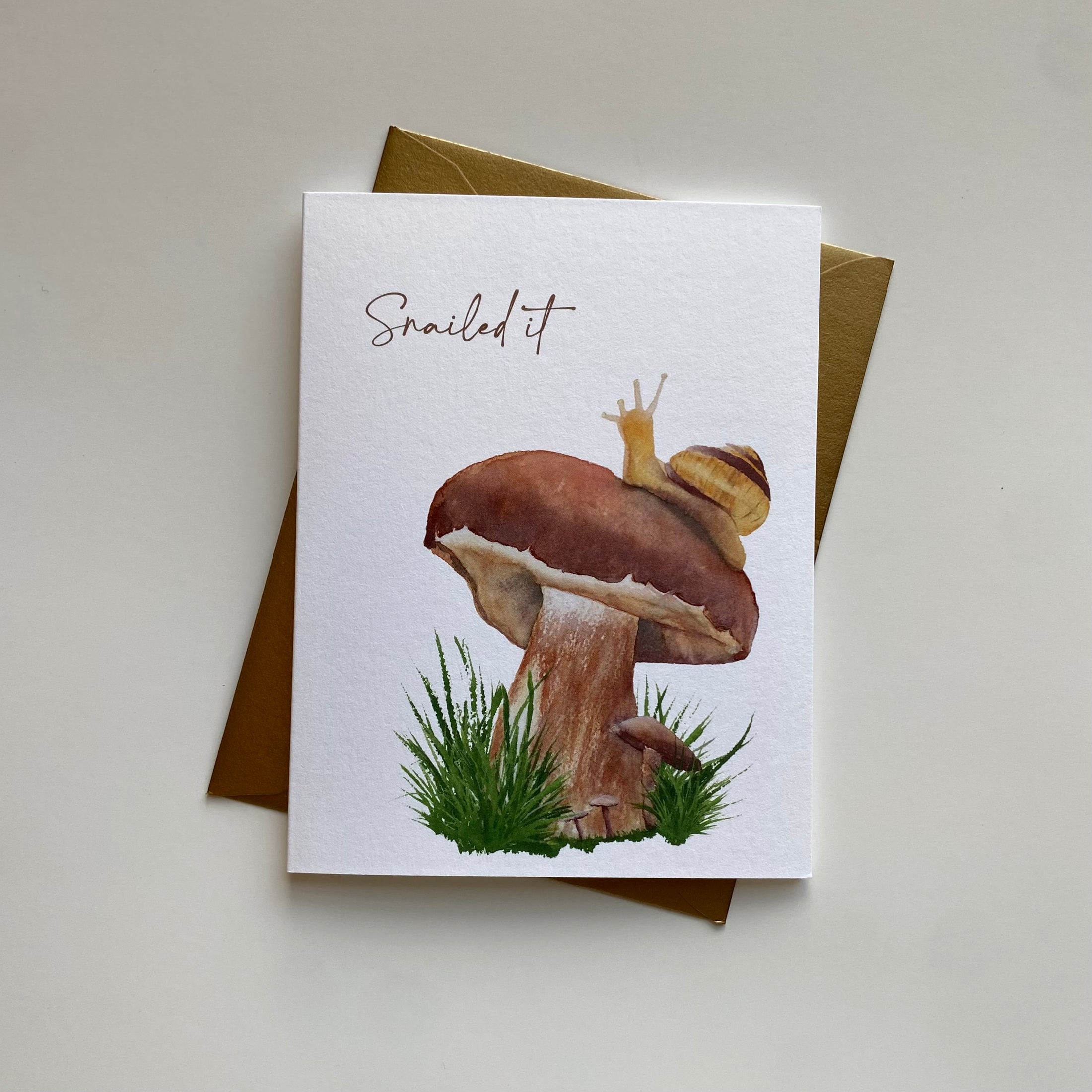 Belated Birthday Card | Snail