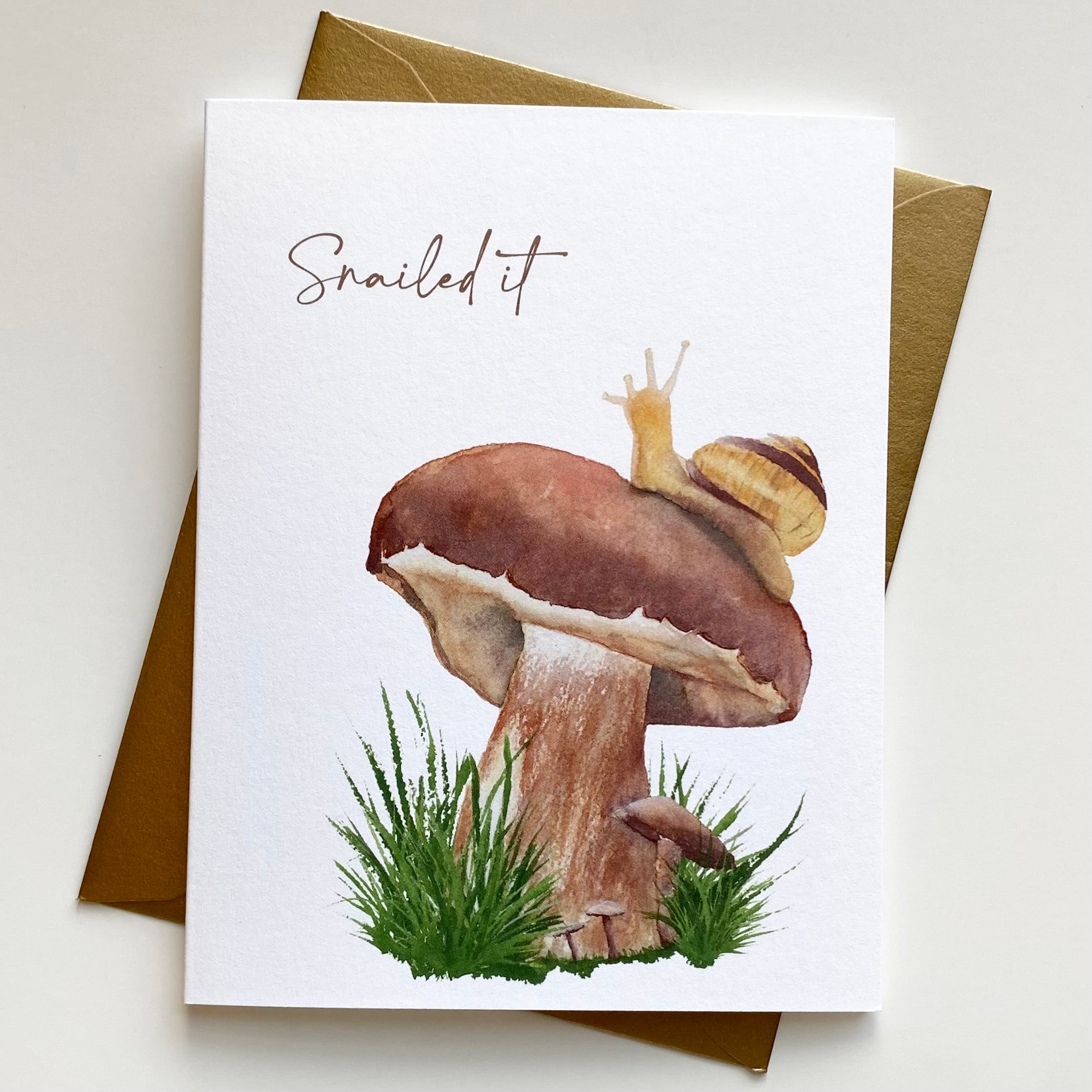 Belated Birthday Card | Snail