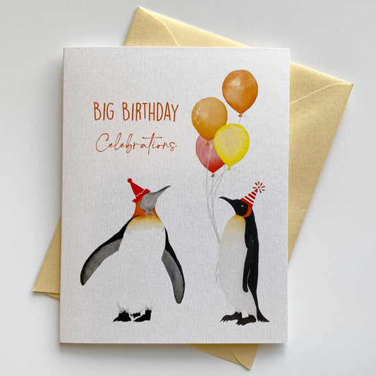 Birthday Card | Penguins