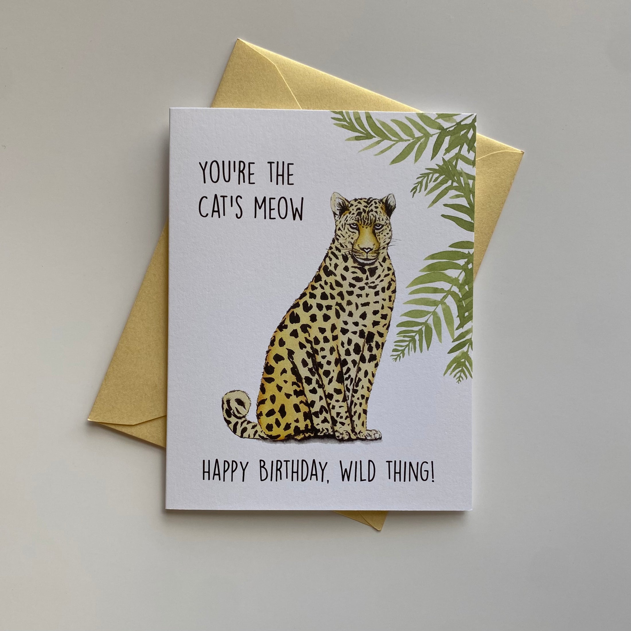 Birthday Card | Cheetah