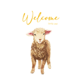 Load image into Gallery viewer, New Baby Greeting Card | Lamb
