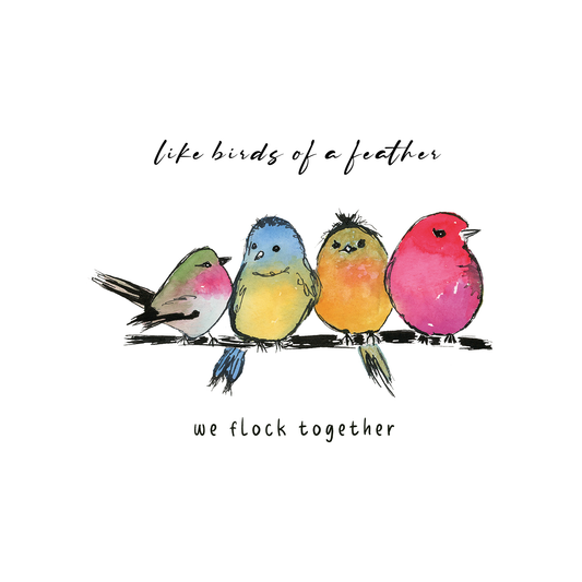 Greeting Card | Birds on a Wire