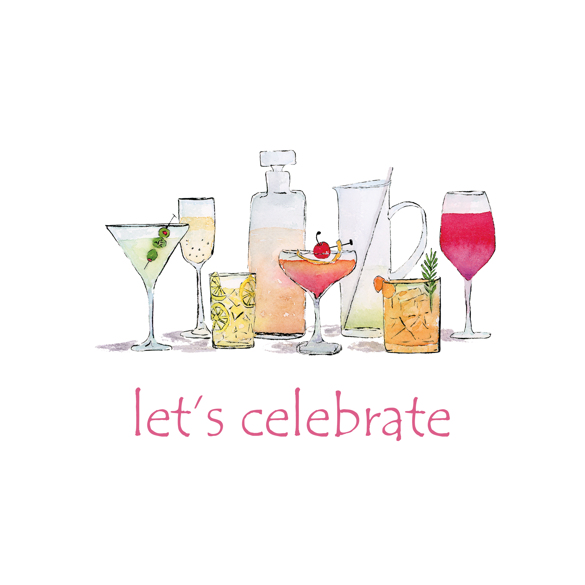 Celebration Card | Cocktails