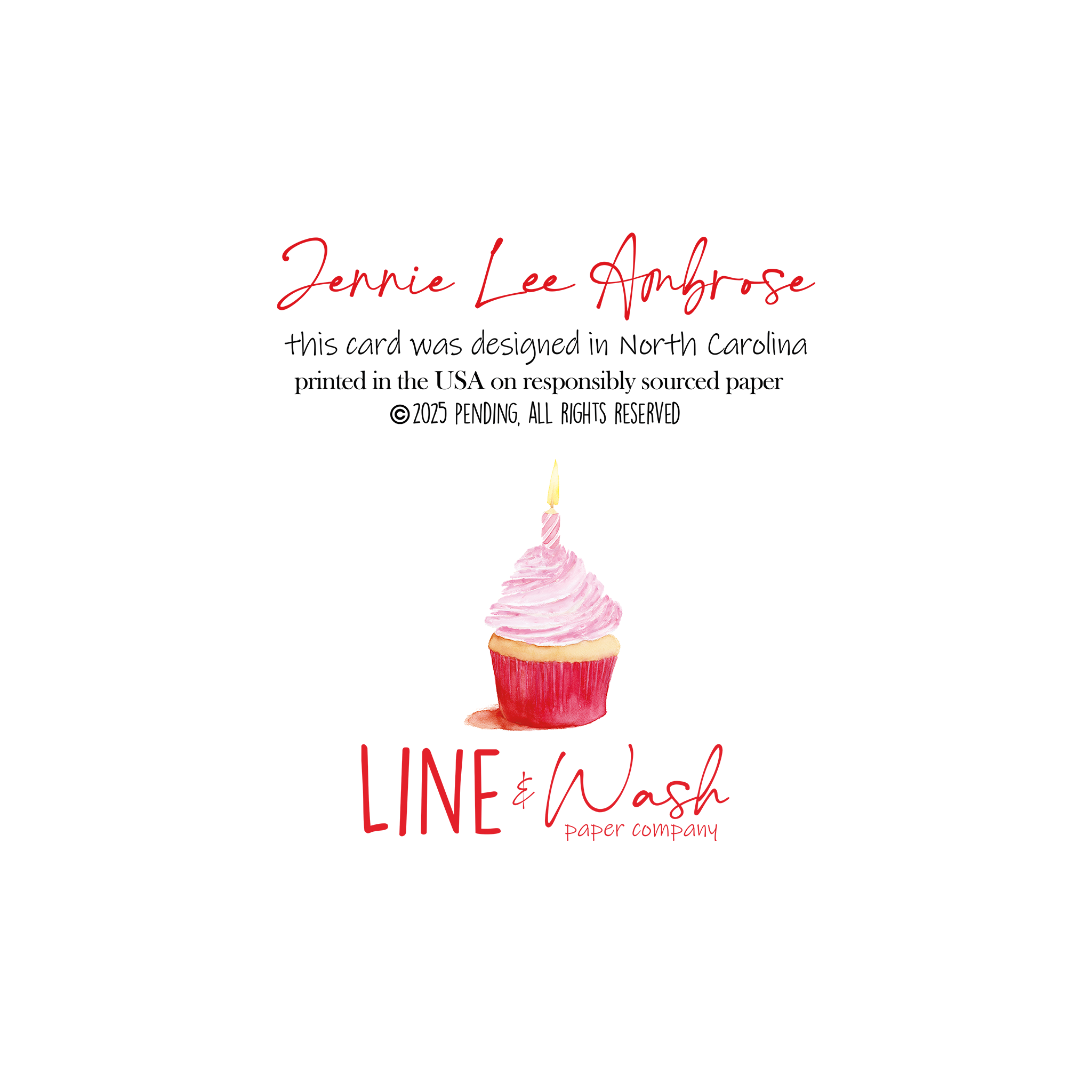 Birthday Greeting Card | Cupcake