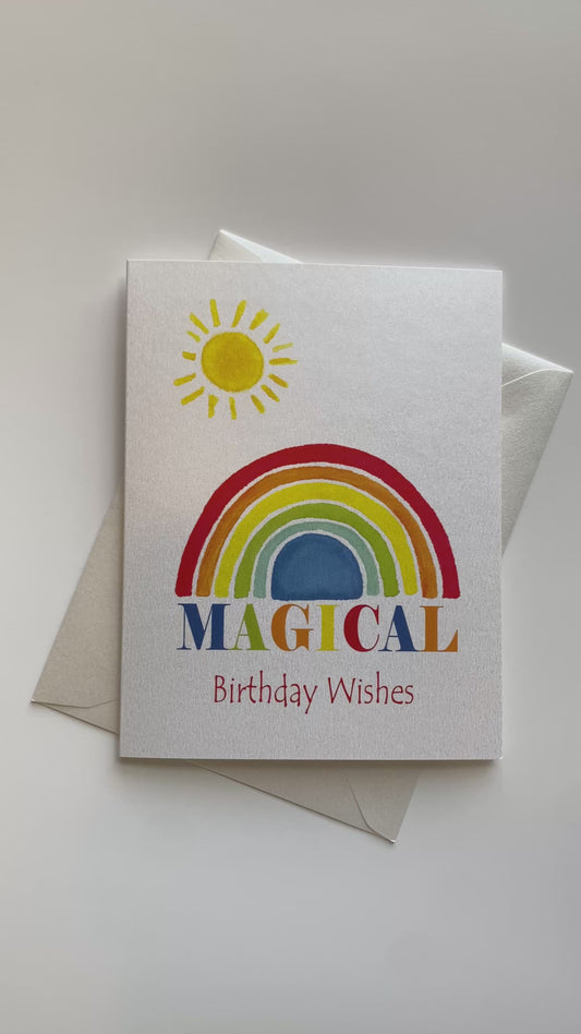Birthday Greeting Card | Rainbow