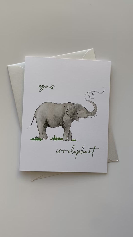 Birthday Card | Elephant