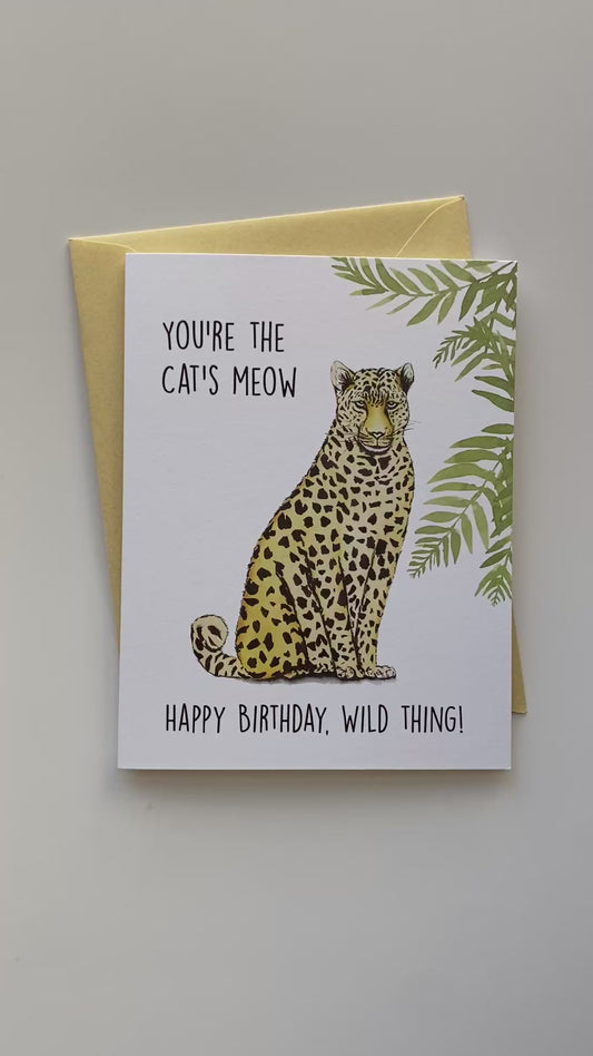 Birthday Card | Cheetah