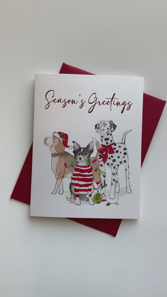 Christmas Card | Dogs