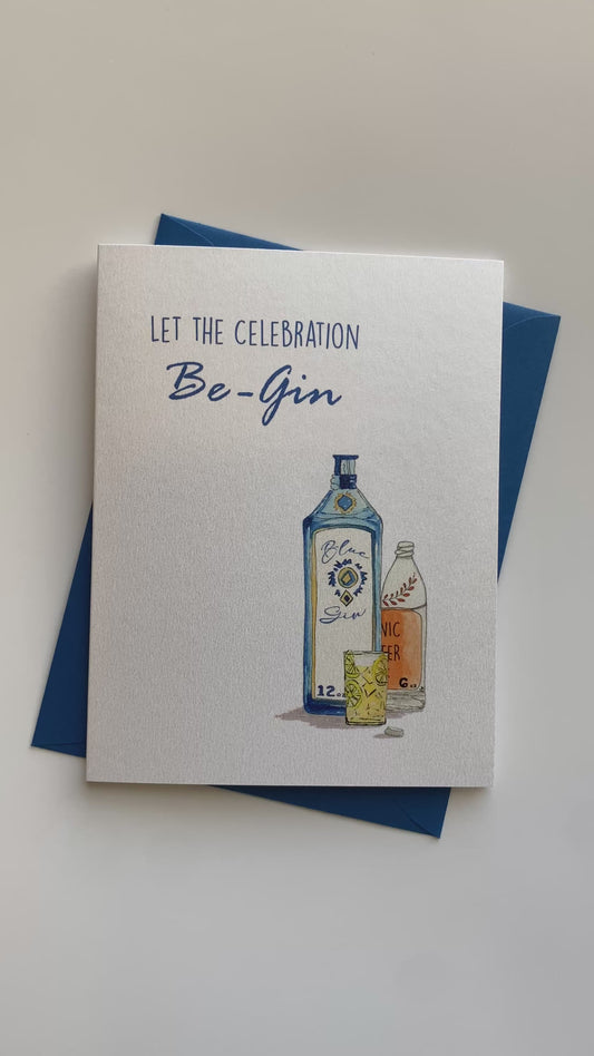 Celebration Card | Gin & Tonic