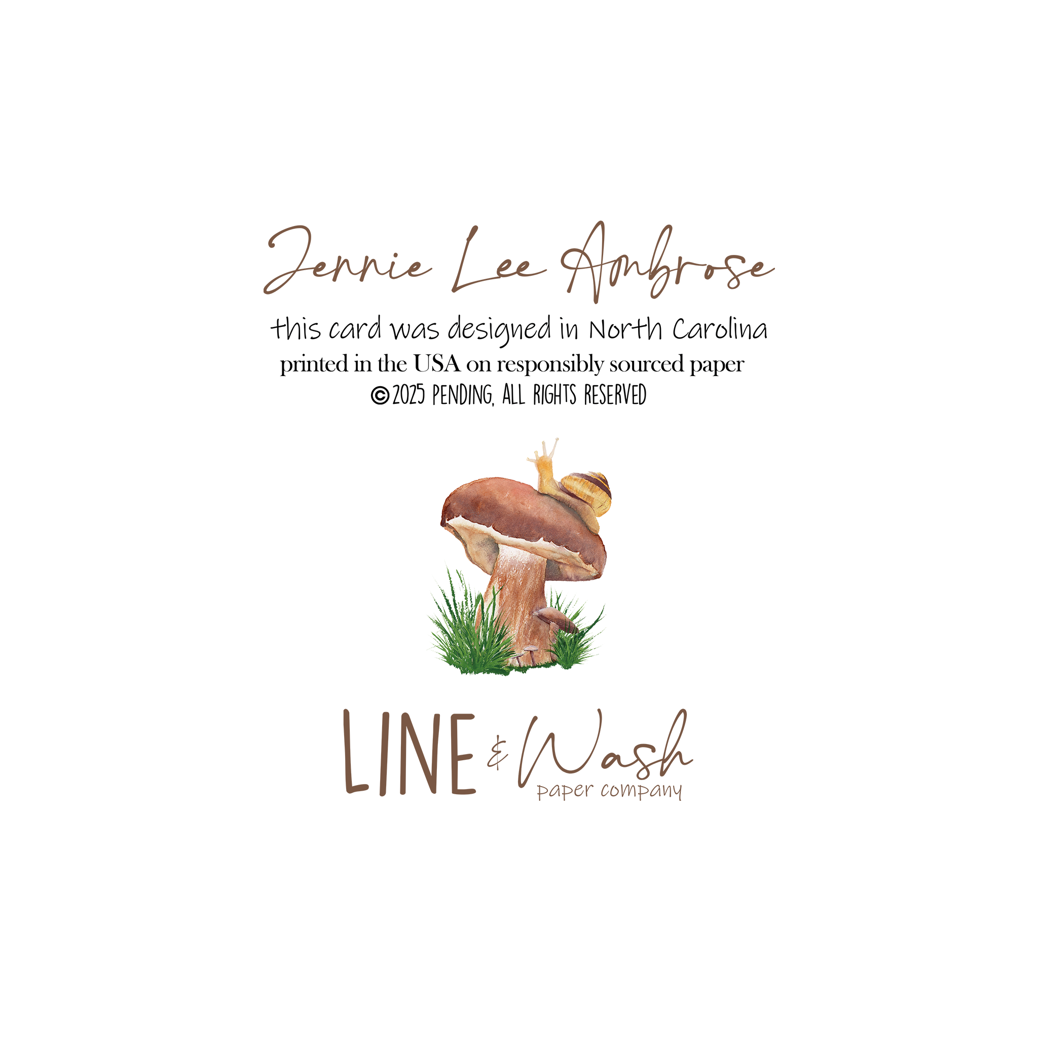 Belated Birthday Card | Snail