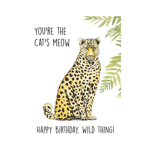 Birthday Card | Cheetah