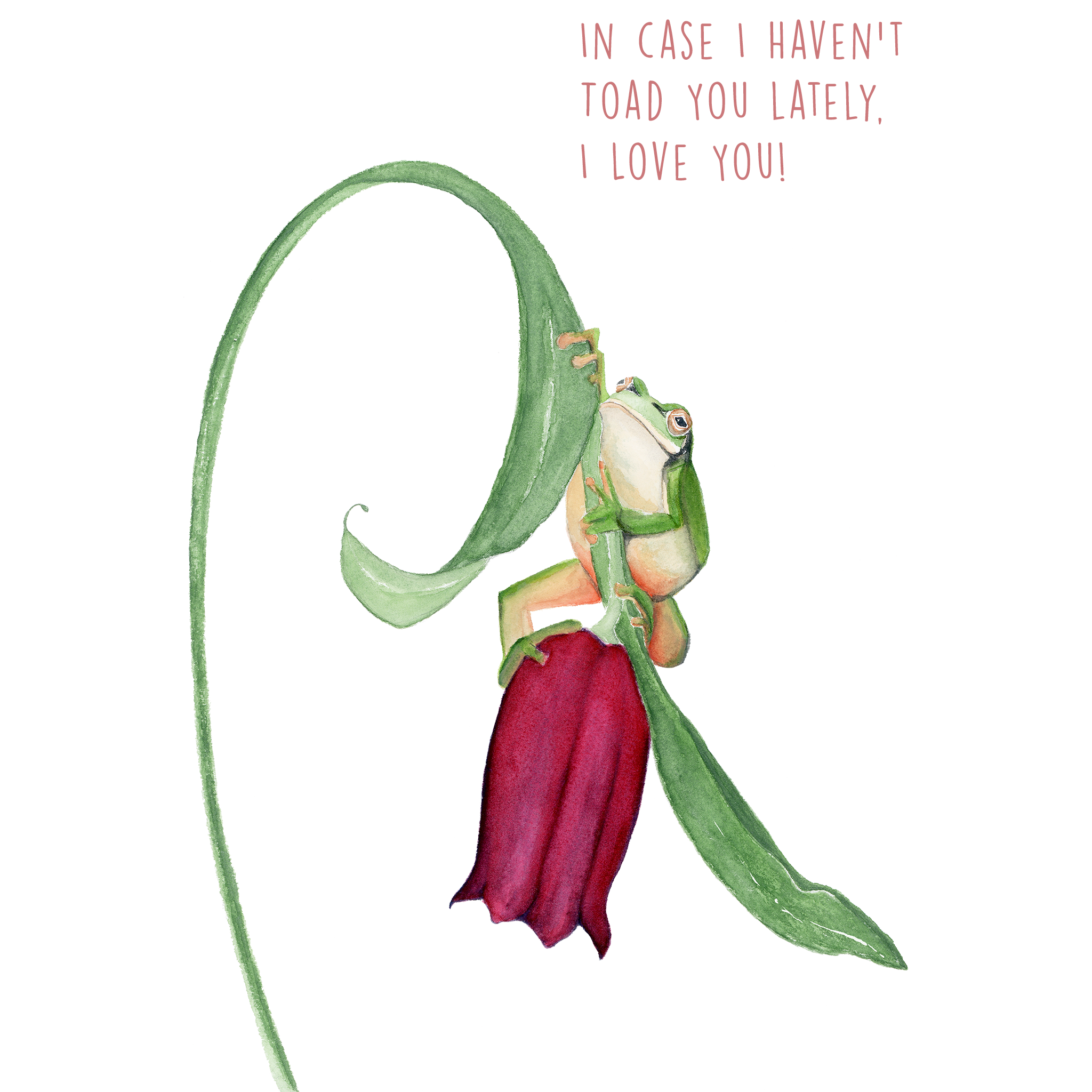 Love Greeting Card | Toad